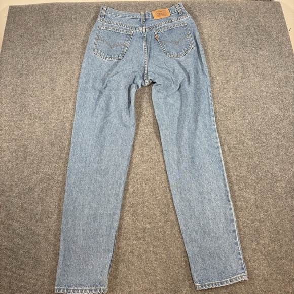 Vintage Levi's Orange Tab Jeans Womens 30 (Fits 28x32) Blue Straight Leg Denim‎ - Picture 2 of 16